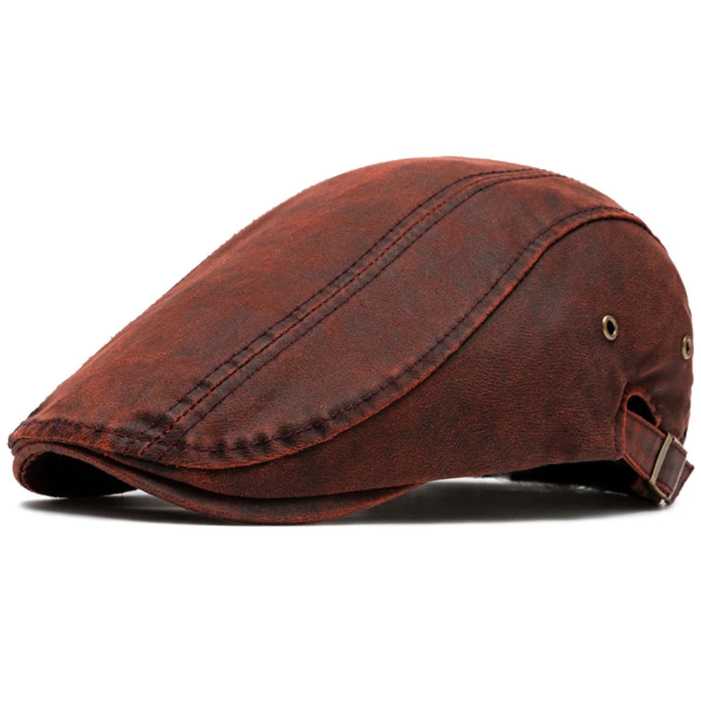 Lyon Premium Artist Beret in Burgundy Style