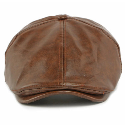 Toledo Faux Leather Beret
