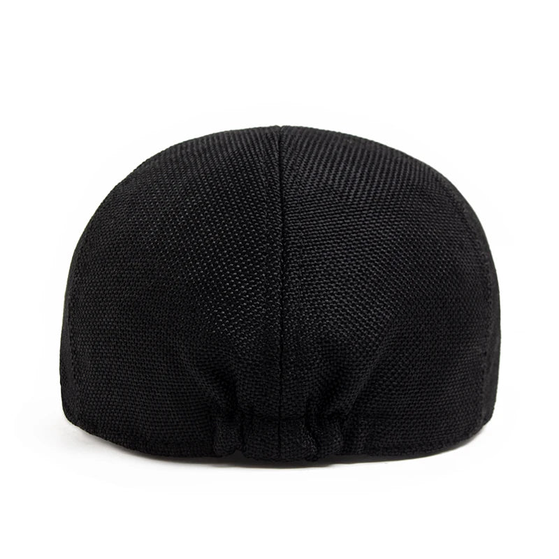 Luxury Linen Ivy Cap | Breathable Summer Flat Hat | Urban Caps NZ