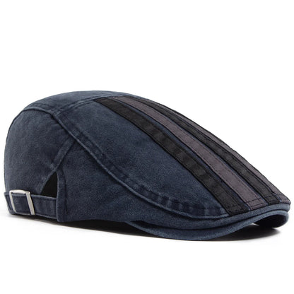 Washed Patchwork Ivy Cap | Five Panel Flat Hat | Urban Caps NZ