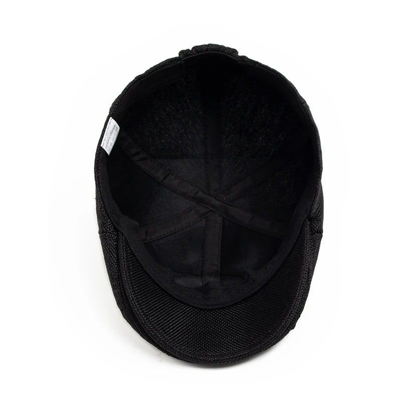 Luxury Linen Ivy Cap | Breathable Summer Flat Hat | Urban Caps NZ