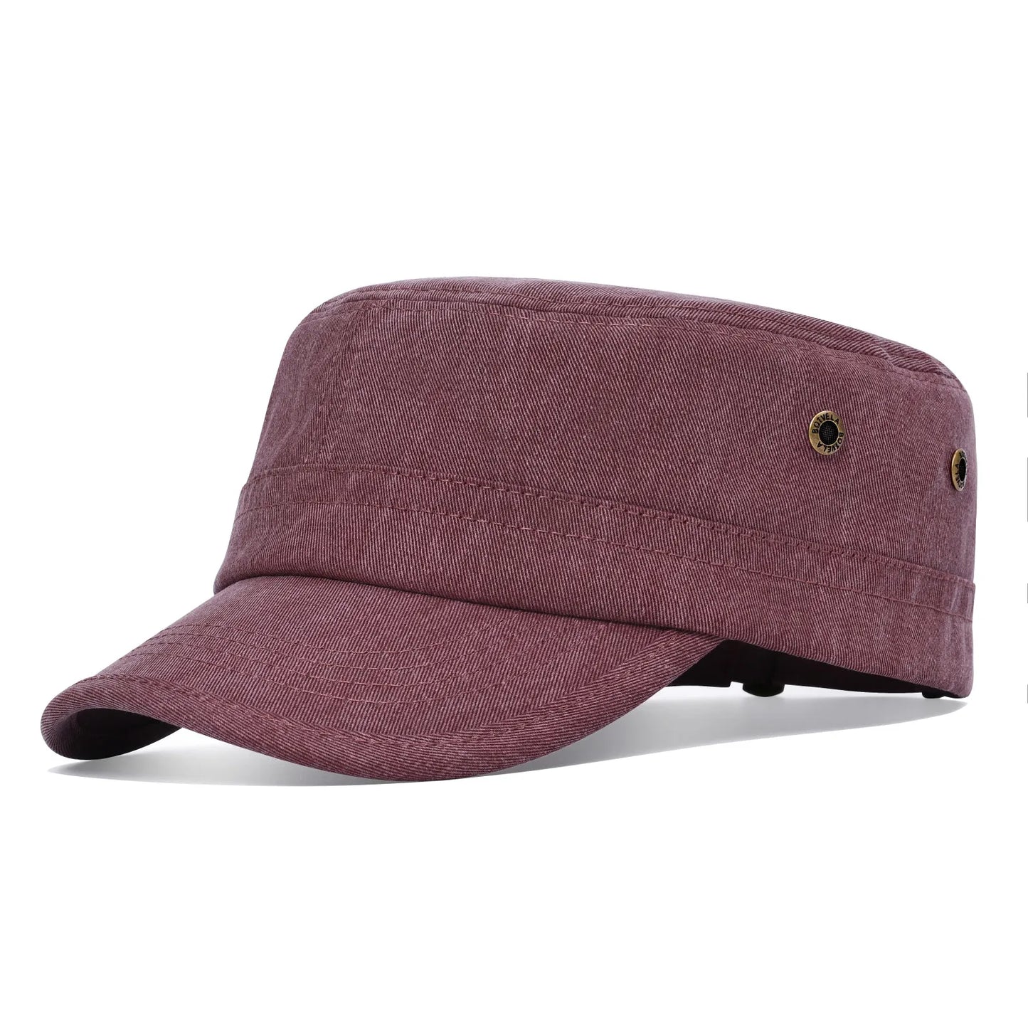 The Garrison | Cotton Twill Vintage Military Flat Cap | Urban Caps NZ