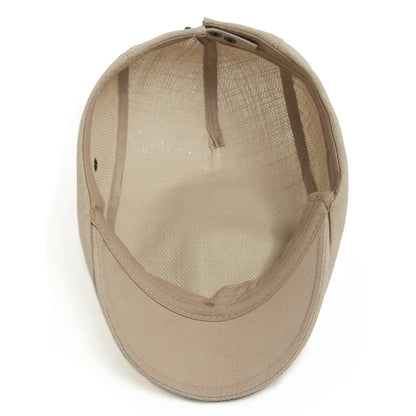 Breathable Linen Ivy Cap | Milan Driving Flat Cap | Urban Caps NZ