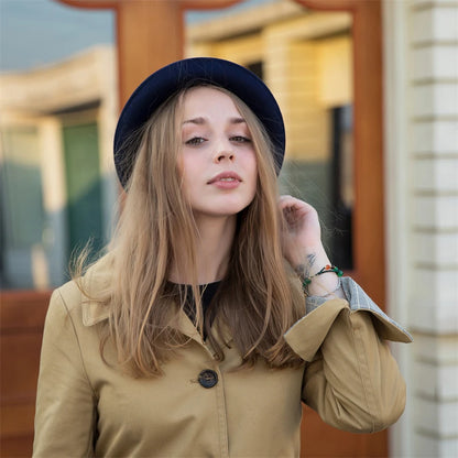 Paris Noir Wool Felt Pork Pie Hat | Urban Caps