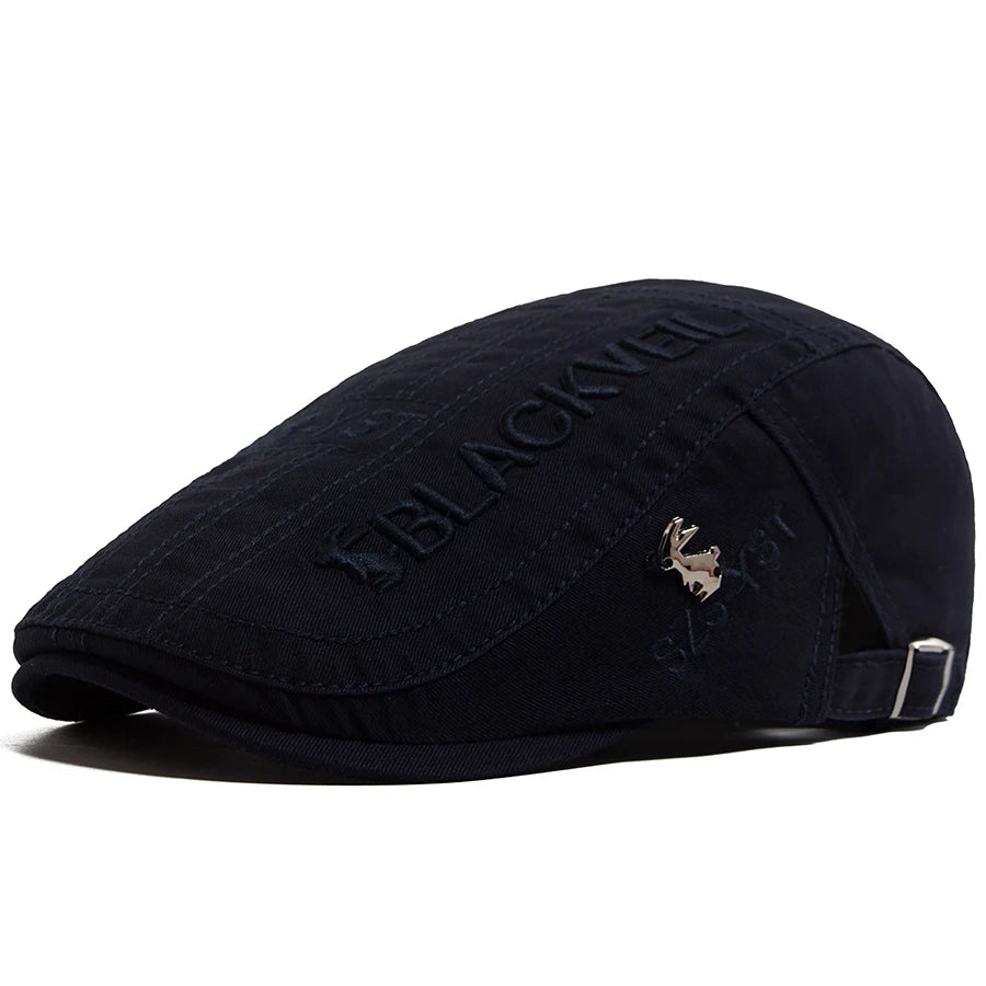 Embroidered Cotton Ivy Cap | Traditional Country Flat Cap | Urban Caps NZ