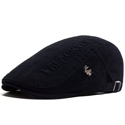 Embroidered Cotton Ivy Cap | Traditional Country Flat Cap | Urban Caps NZ