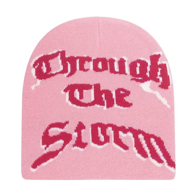 The Skullcap | Y2K Letter Knitted Hip Hop Beanie | Urban Caps NZ