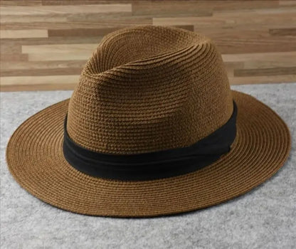 Kingston XL Straw Panama Hat – UPF 50+ Wide Brim Summer Sun Hat (61-63cm)