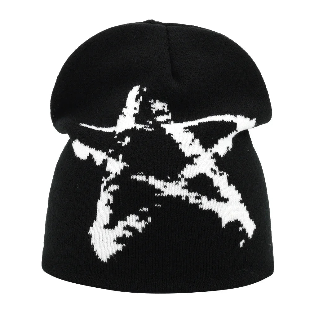 The Skullcap | Y2K Letter Knitted Hip Hop Beanie | Urban Caps NZ