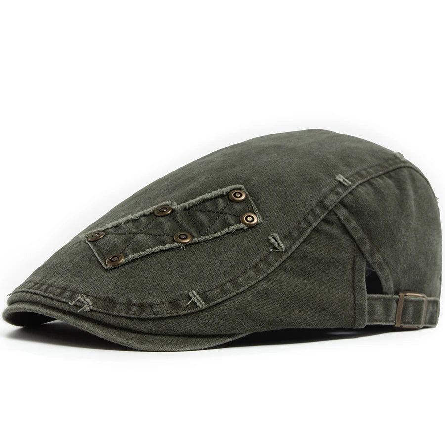 Washed Cabbie Ivy Cap | Vintage Heritage Flat Cap | Urban Caps NZ