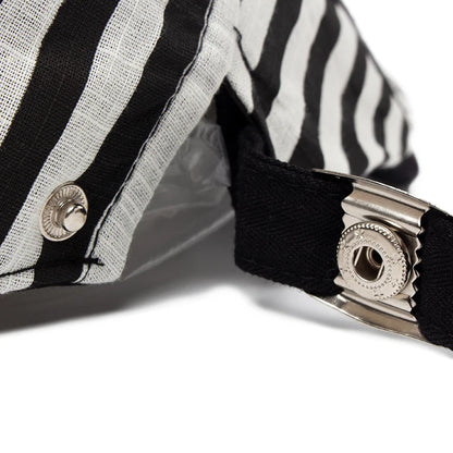 Striped Plaid Cotton Linen Ivy Cap | Thin Summer Flat Cap | Urban Caps NZ