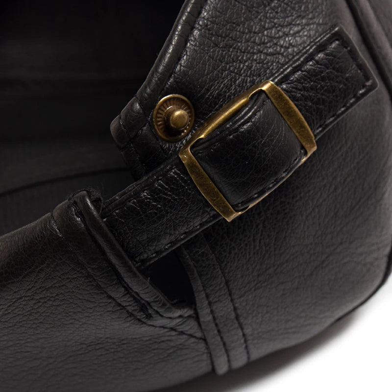 Premium Faux Leather Ivy Cap | English Winter Flat Cap | Urban Caps NZ