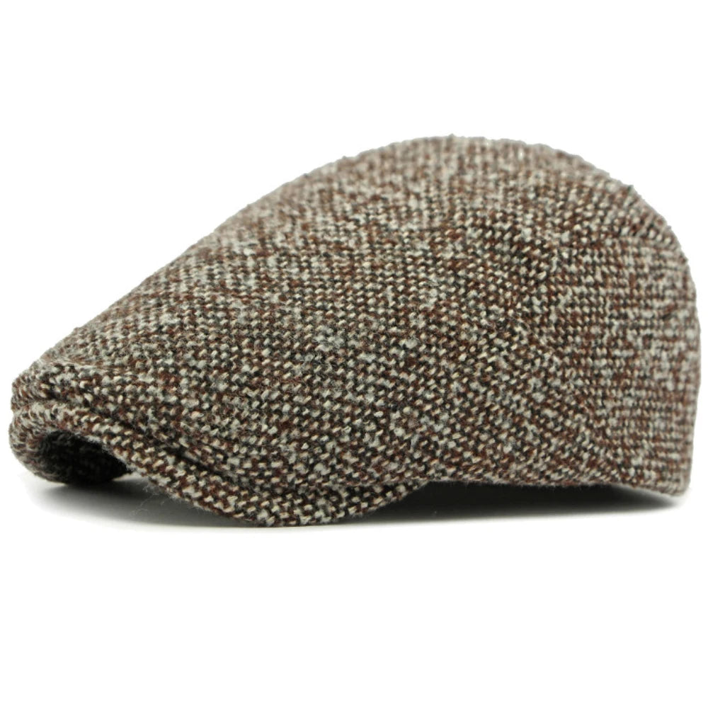 Gloucester Knitted Artist Beret in Coffee