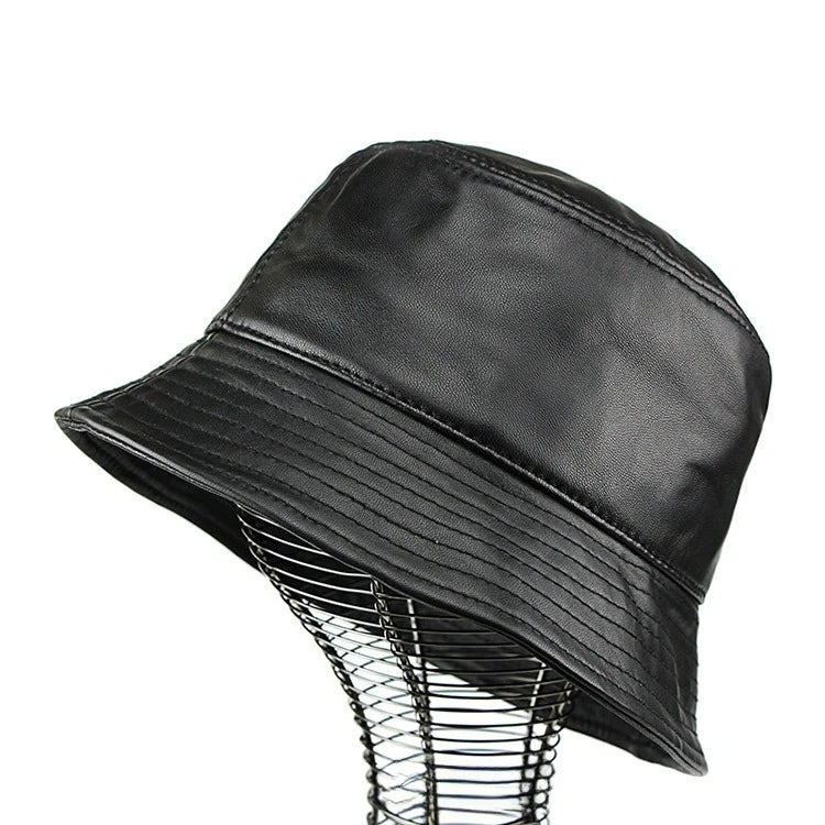 Cumberland Sheepskin Bucket Hat in Black