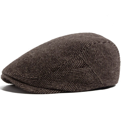 Heritage Herringbone Ivy Cap | Highland Winter Flat Cap | Urban Caps NZ