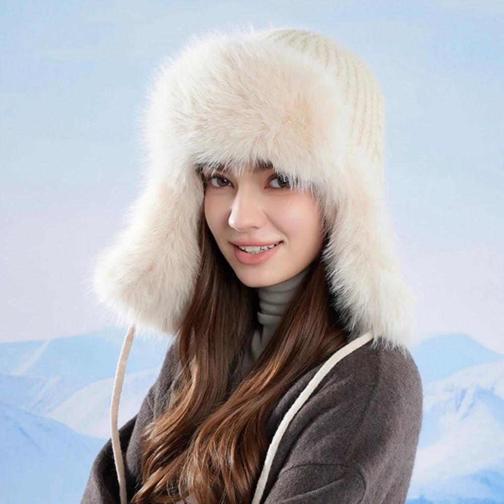 Ilulissat Fluffy Knit Trapper Hat