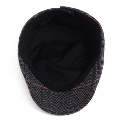 Woollen Herringbone Ivy Cap | Highland Heritage Flat Cap | Urban Caps NZ