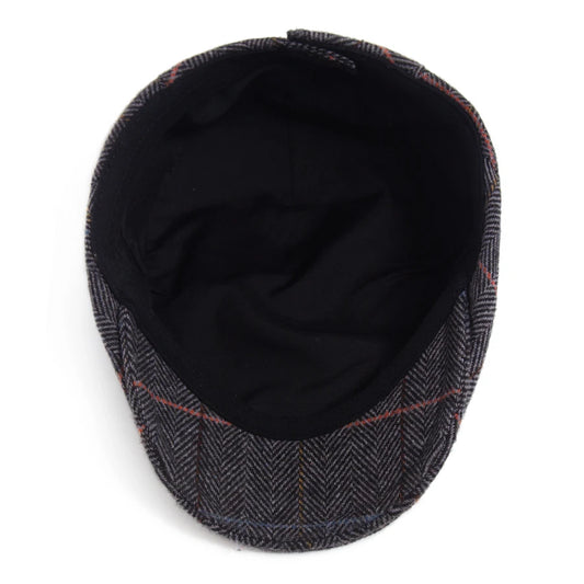 Woollen Herringbone Ivy Cap | Highland Heritage Flat Cap | Urban Caps NZ