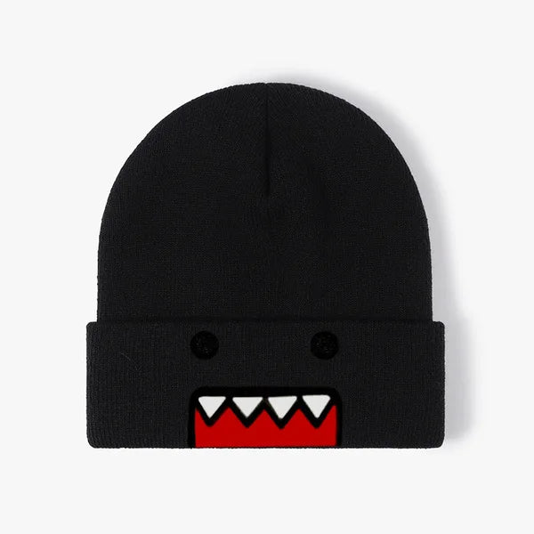 The Domo | Cartoon Character Embroidered Knitted Beanie | Urban Caps NZ