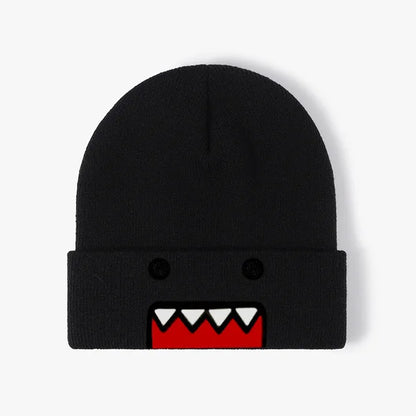 The Domo | Cartoon Character Embroidered Knitted Beanie | Urban Caps NZ