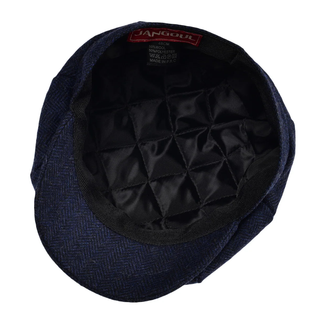 The Wee Argyll | Kids Woolen Tweed Herringbone Newsboy Cap | Urban Caps NZ