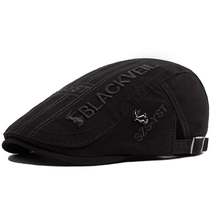 Embroidered Cotton Ivy Cap | Traditional Country Flat Cap | Urban Caps NZ