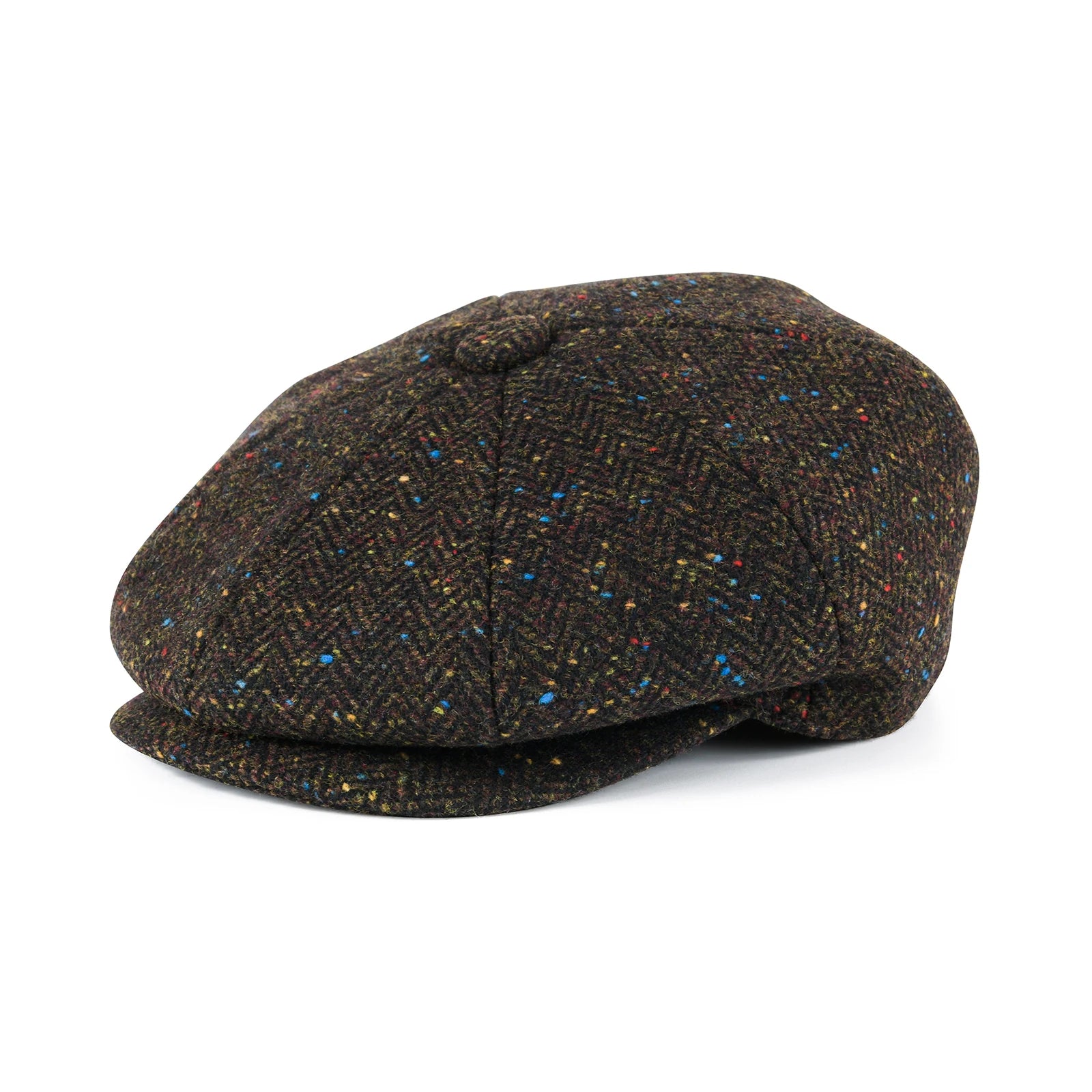 The Connemara | Men's Wool Tweed Snap-Brim Newsboy Cap | Urban Caps NZ