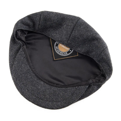 The Arran | 50% Wool Herringbone Scally Cheese-Cutter Cap | Urban Caps NZ
