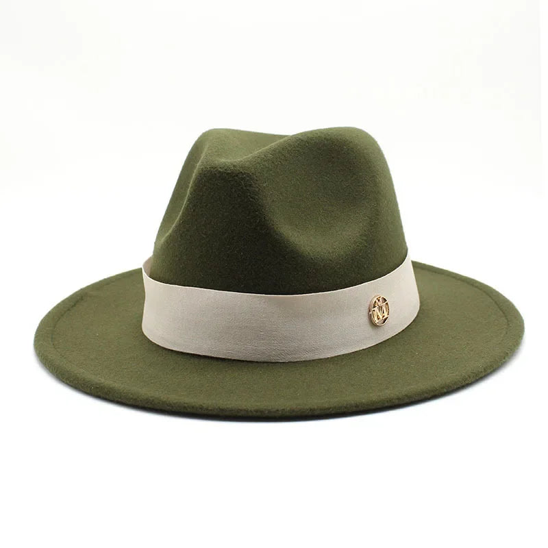 Ascot Formal Fedora in Army Green
