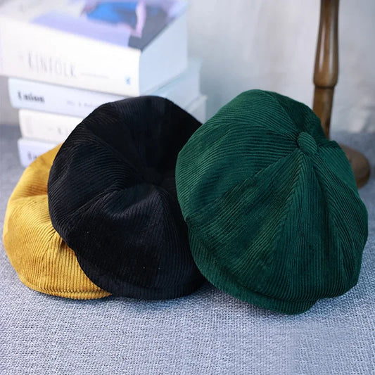 Warwick Corduroy Newsboy Cap