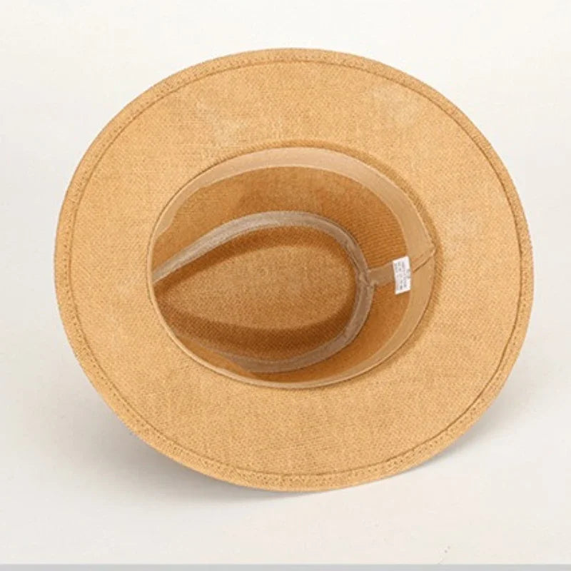 Ashcombe Woven Panama-Style Fedora