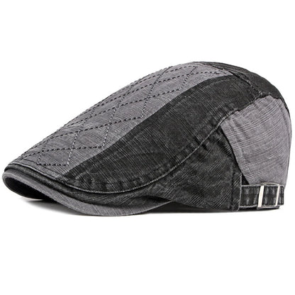 Truro Patchwork Ivy Cap in Grey