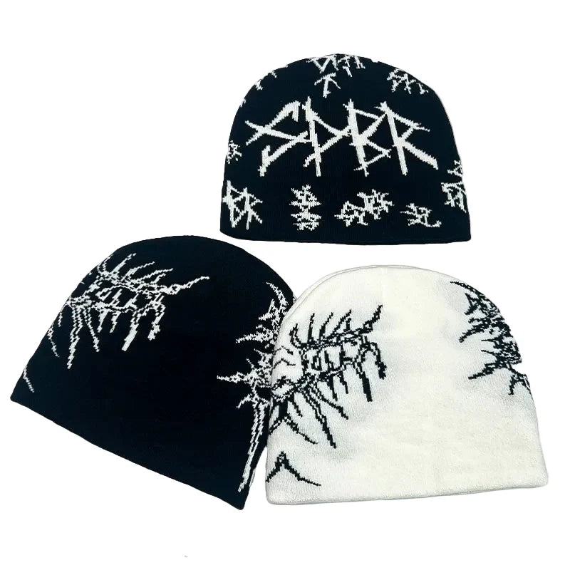 SDBR Gothic Winter Knitted Beanie - Urban Caps
