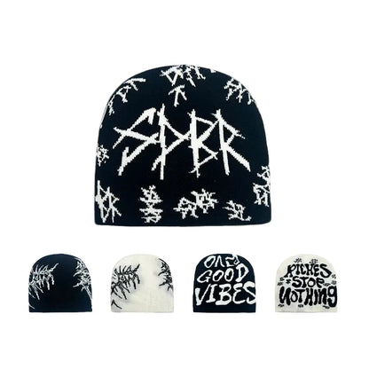 SDBR Gothic Winter Knitted Beanie - Urban Caps