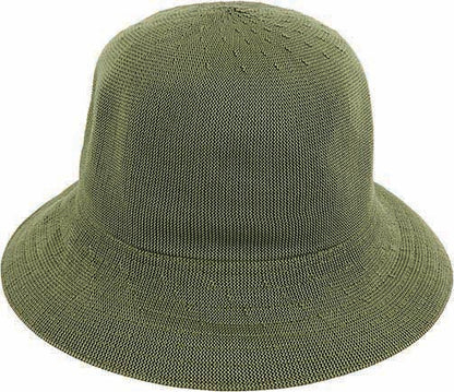 Women's Packable Cloche Hat – Lightweight Knitted Polyester with UPF 50+ Sun Protection