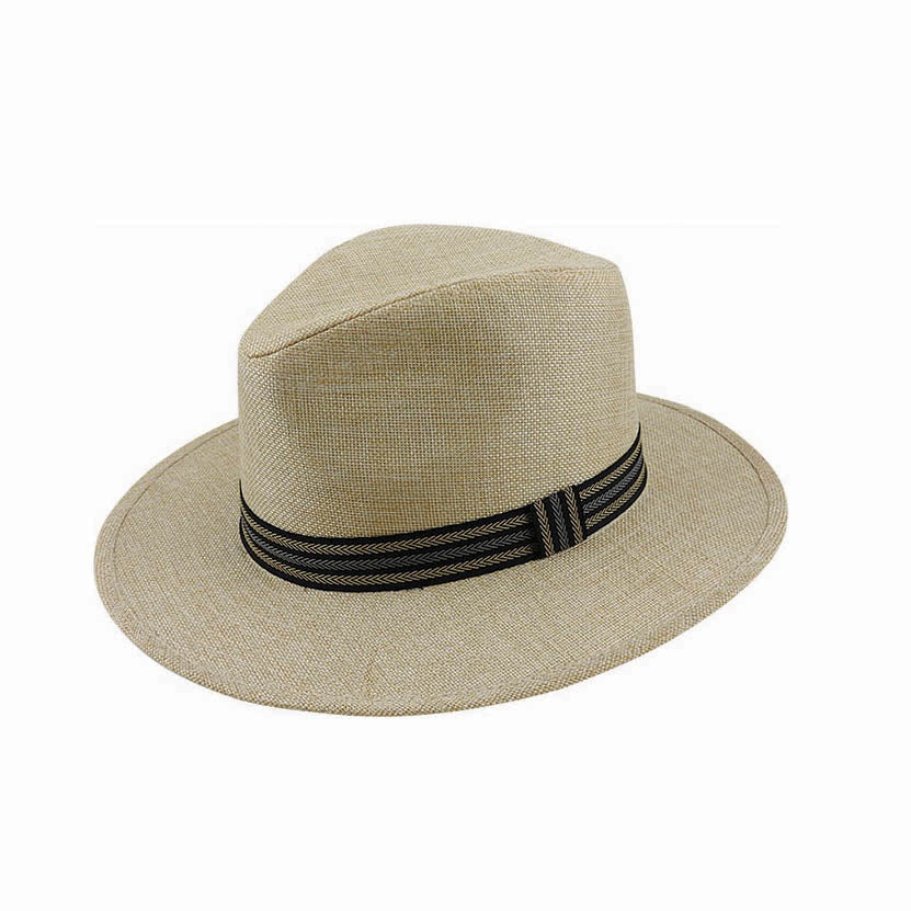 Avenel Noah Polyester Safari Hat with Wide Brim and Ribbon Band – UPF 50+ Sun Protection