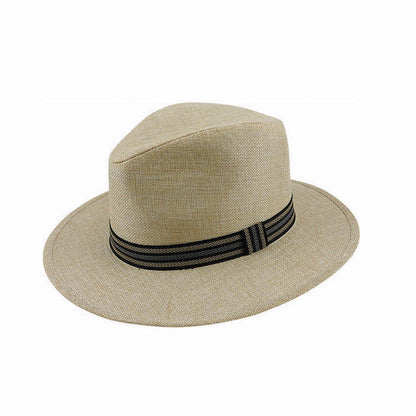 Avenel Noah Polyester Safari Hat with Wide Brim and Ribbon Band – UPF 50+ Sun Protection