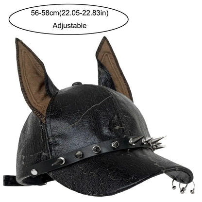 Rebel Doberman Ear Baseball Cap