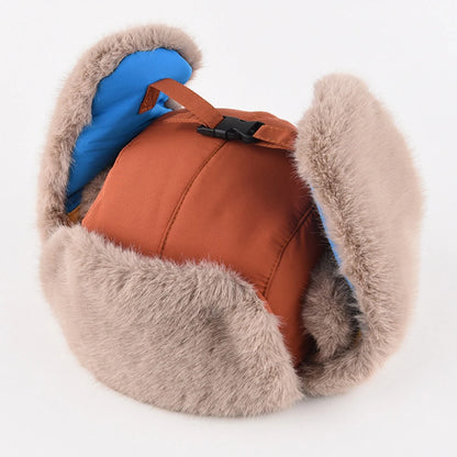 Yakutia Patchwork Fur Trapper Hat