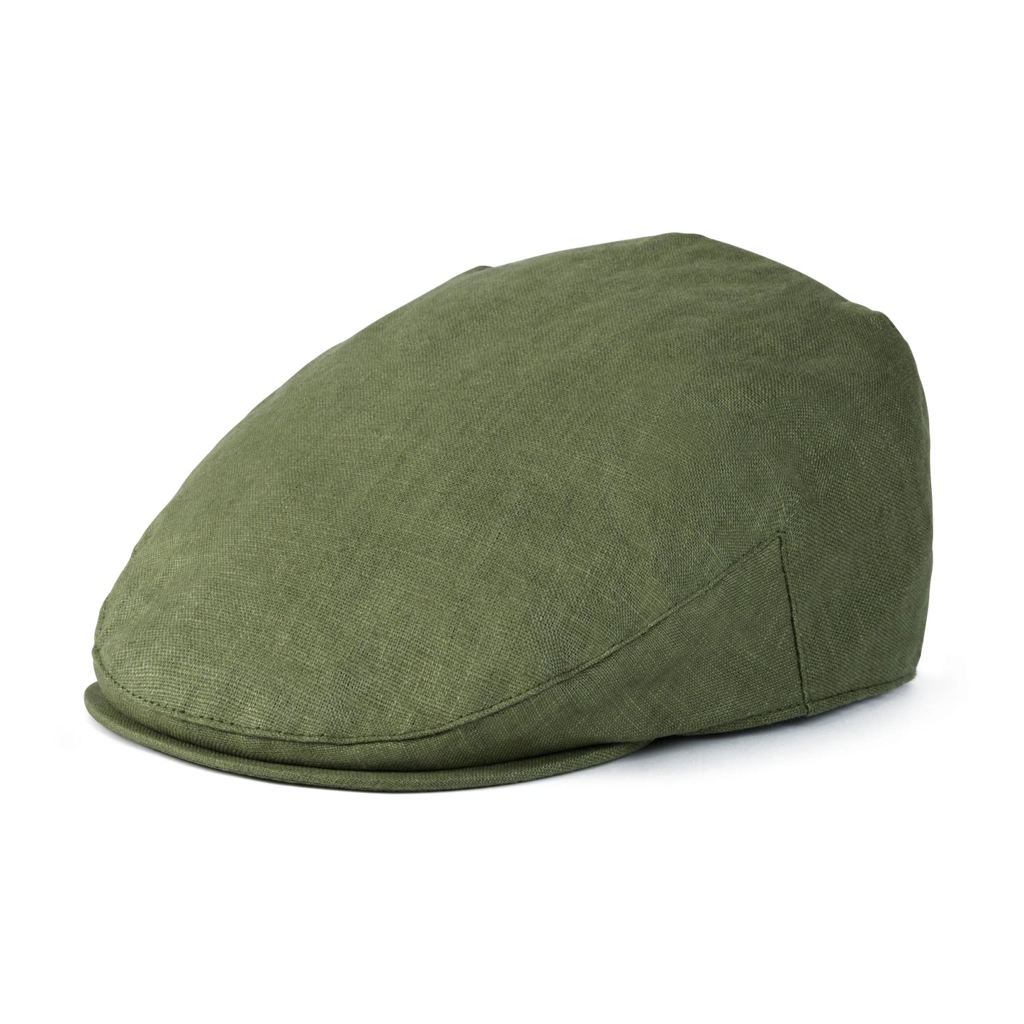 The Como | Herringbone Linen Newsboy Flat Cap | Urban Caps NZ
