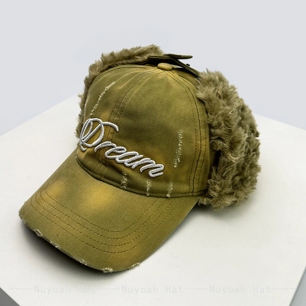Bowery Distressed Baseball Cap in Lm