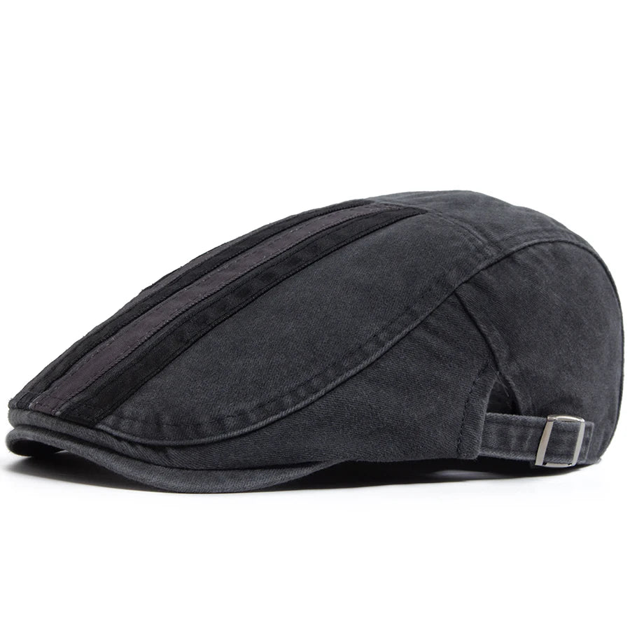 Washed Patchwork Ivy Cap | Five Panel Flat Hat | Urban Caps NZ