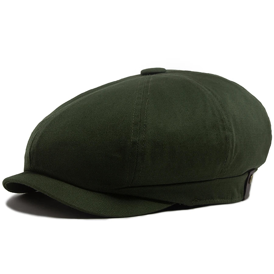 Soft Top Cotton Newsboy Cap | Gentleman's Octagonal Cap | Urban Caps NZ