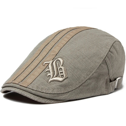 Embroidered Cotton Ivy Cap | Classic Gentleman's Flat Cap | Urban Caps NZ