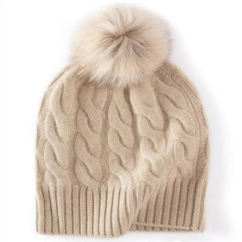 The Zermatt | Women's 100% Merino Wool Ear Protection Beanie | Urban Caps NZ
