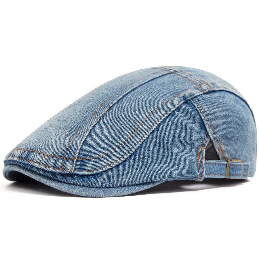 Washed Solid Ivy Cap | Classic Country Flat Cap | Urban Caps NZ