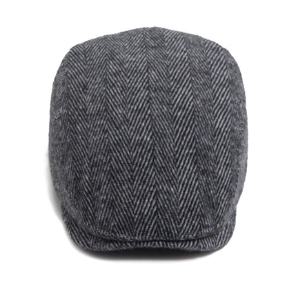 Heritage Herringbone Ivy Cap | Highland Winter Flat Cap | Urban Caps NZ