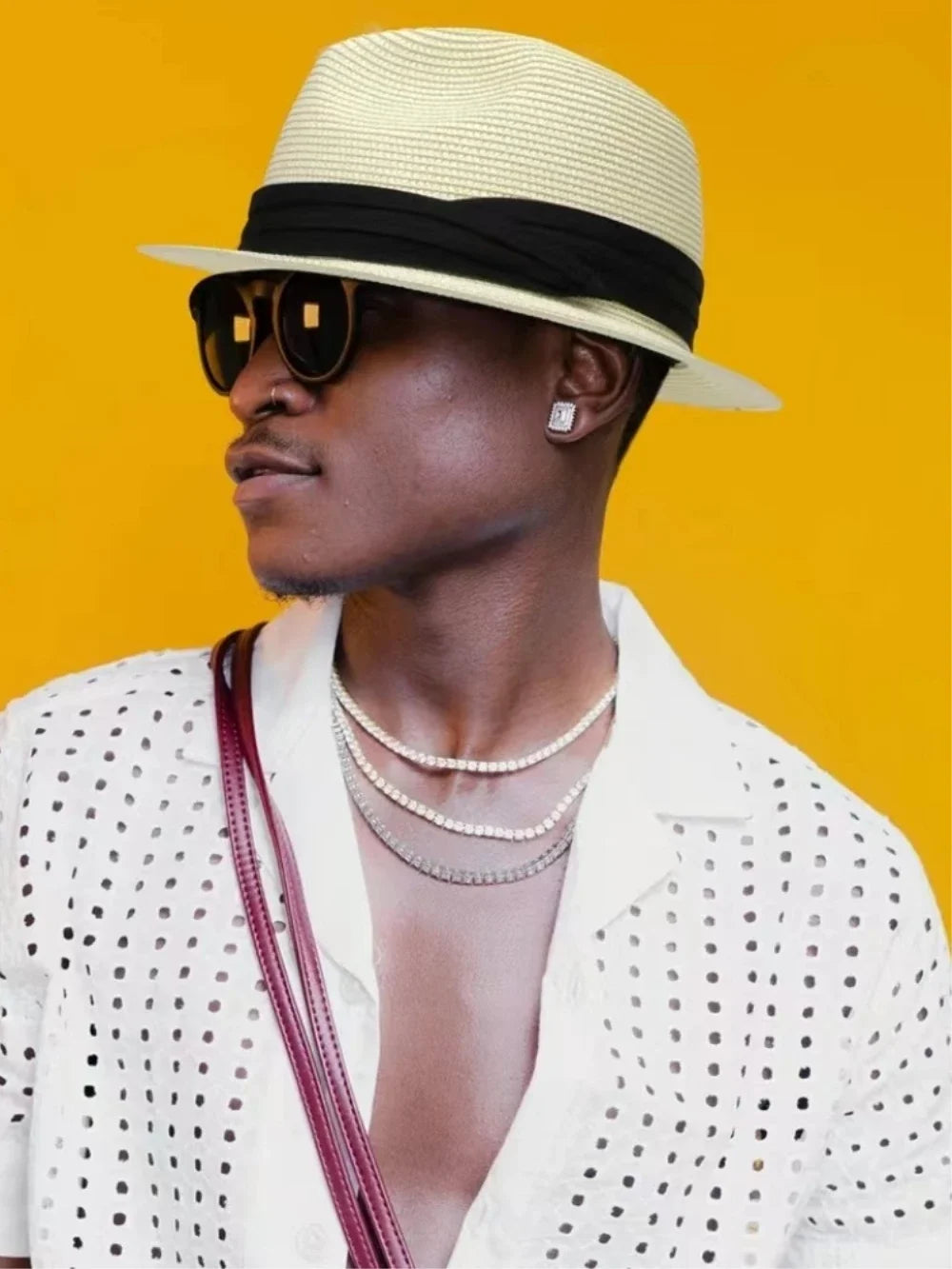 Riviera Short-Brim Straw Trilby