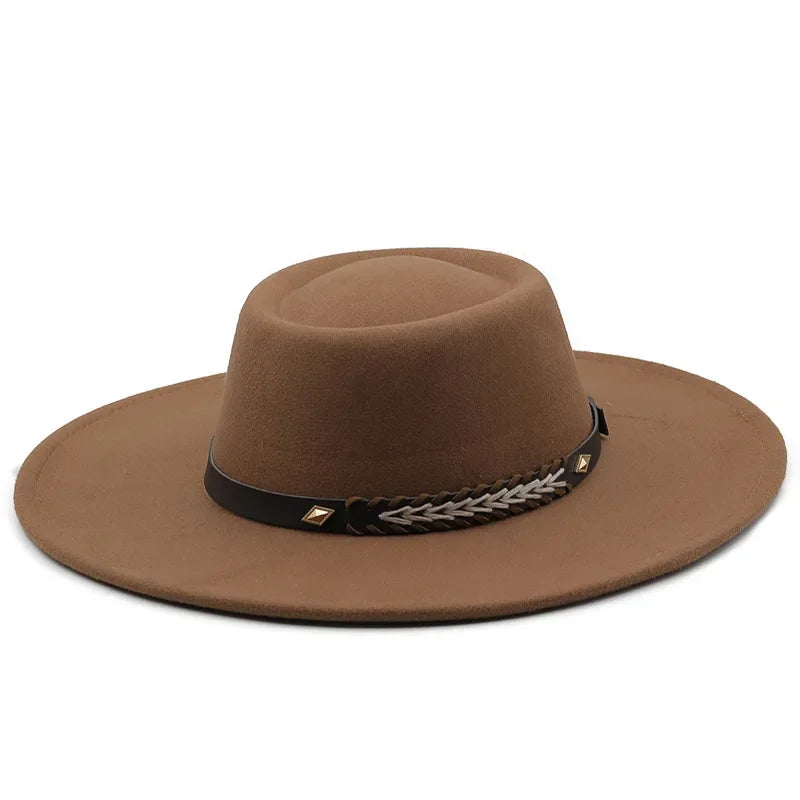 Kingsman Wide-Brim Pork Pie Hat