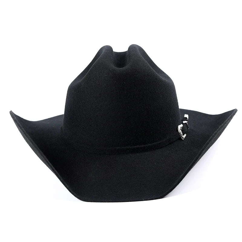 Premium Wool Cowboy Hat – Western Felt Cattleman Hat